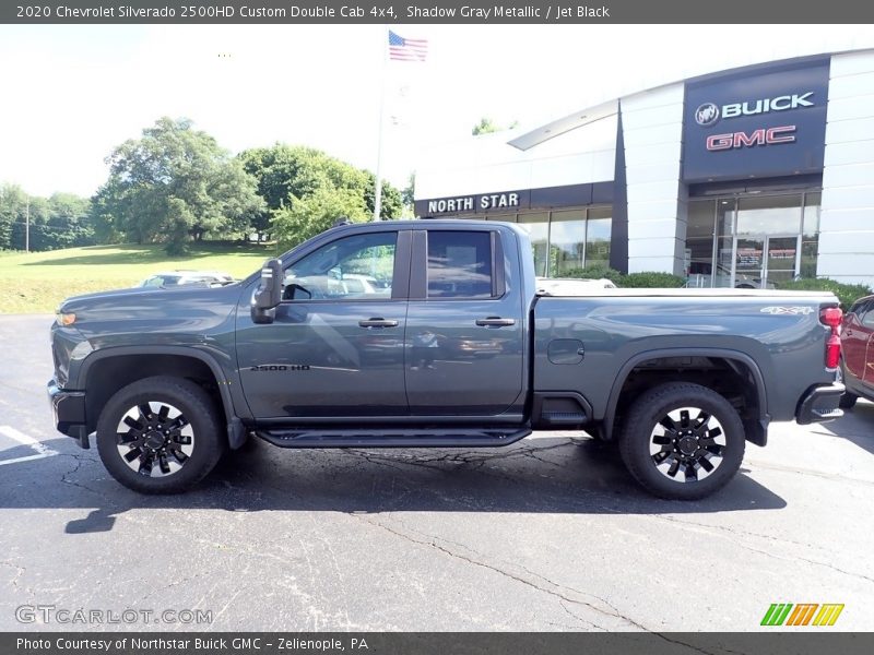 Shadow Gray Metallic / Jet Black 2020 Chevrolet Silverado 2500HD Custom Double Cab 4x4