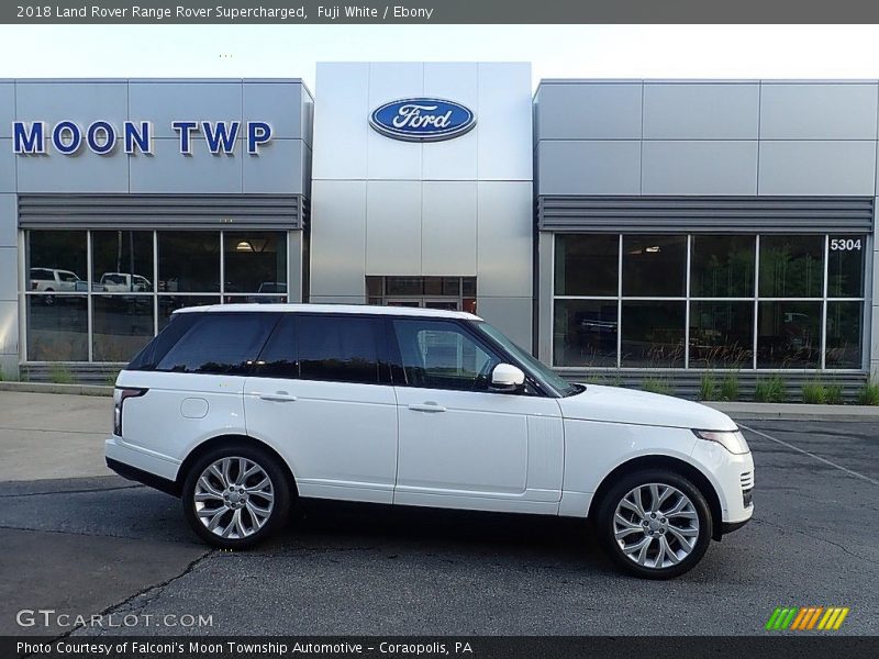 Fuji White / Ebony 2018 Land Rover Range Rover Supercharged