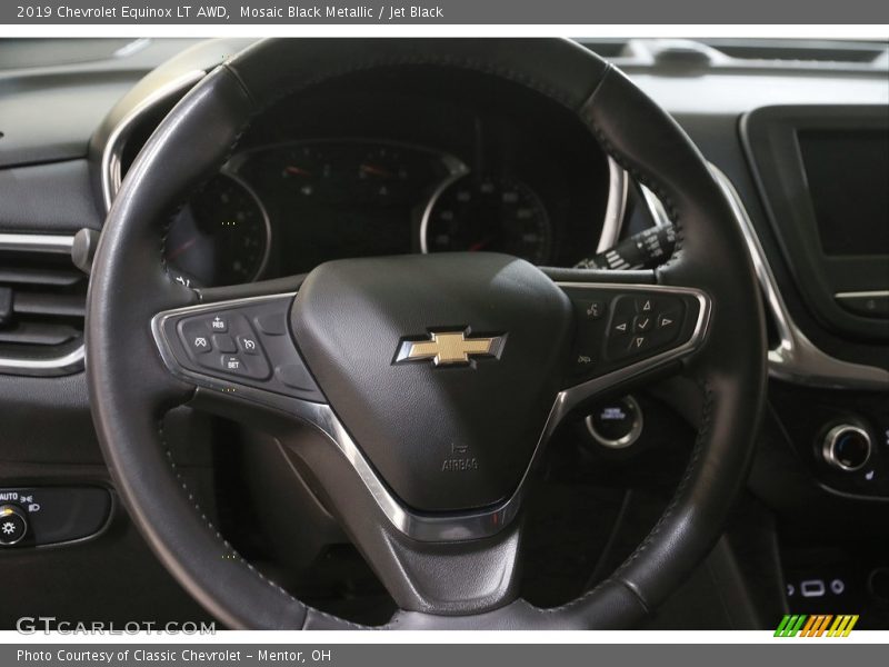 Mosaic Black Metallic / Jet Black 2019 Chevrolet Equinox LT AWD