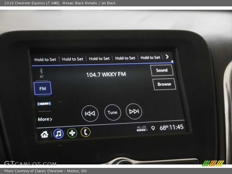 Mosaic Black Metallic / Jet Black 2019 Chevrolet Equinox LT AWD