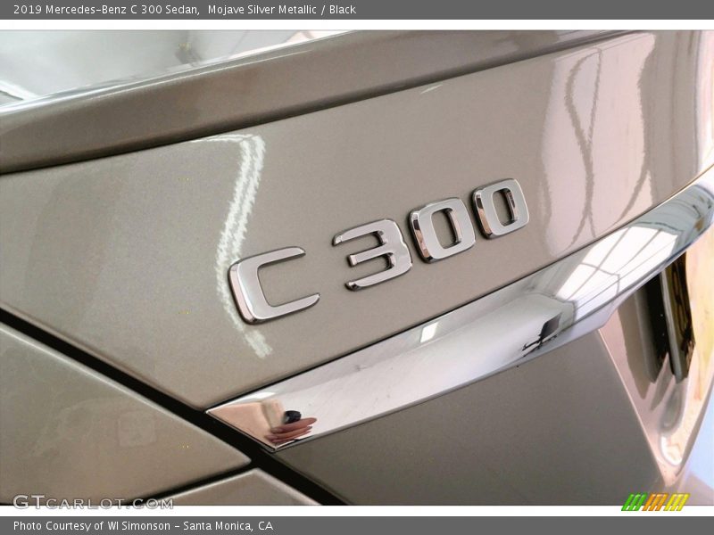 Mojave Silver Metallic / Black 2019 Mercedes-Benz C 300 Sedan