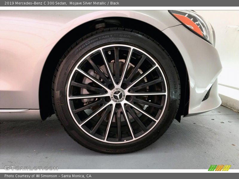 Mojave Silver Metallic / Black 2019 Mercedes-Benz C 300 Sedan