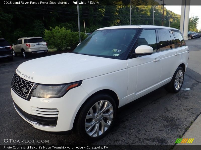 Fuji White / Ebony 2018 Land Rover Range Rover Supercharged