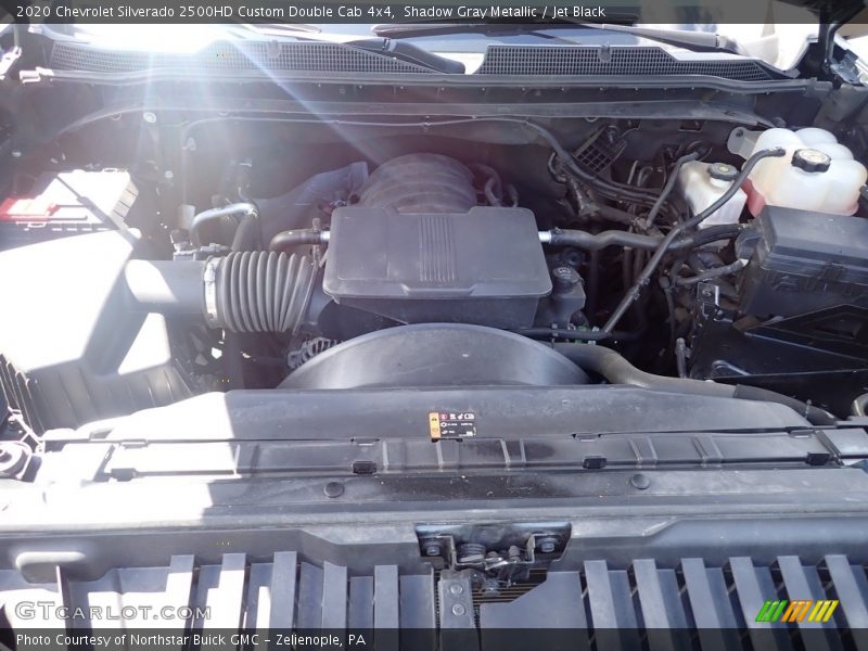 Shadow Gray Metallic / Jet Black 2020 Chevrolet Silverado 2500HD Custom Double Cab 4x4