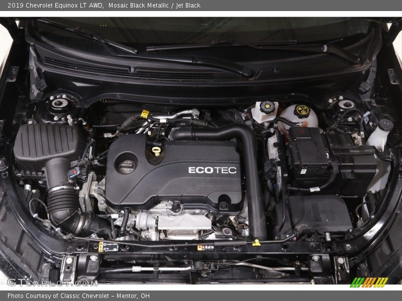Mosaic Black Metallic / Jet Black 2019 Chevrolet Equinox LT AWD