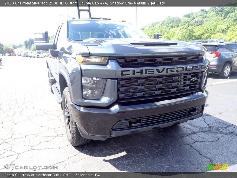 Shadow Gray Metallic / Jet Black 2020 Chevrolet Silverado 2500HD Custom Double Cab 4x4