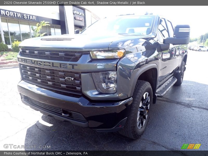 Shadow Gray Metallic / Jet Black 2020 Chevrolet Silverado 2500HD Custom Double Cab 4x4