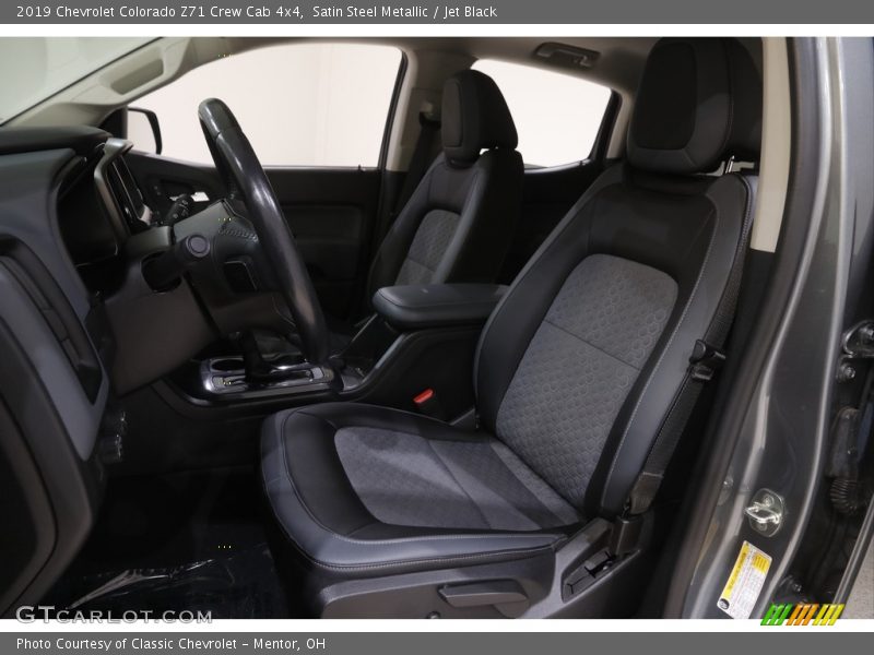 Satin Steel Metallic / Jet Black 2019 Chevrolet Colorado Z71 Crew Cab 4x4