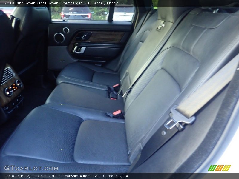 Fuji White / Ebony 2018 Land Rover Range Rover Supercharged