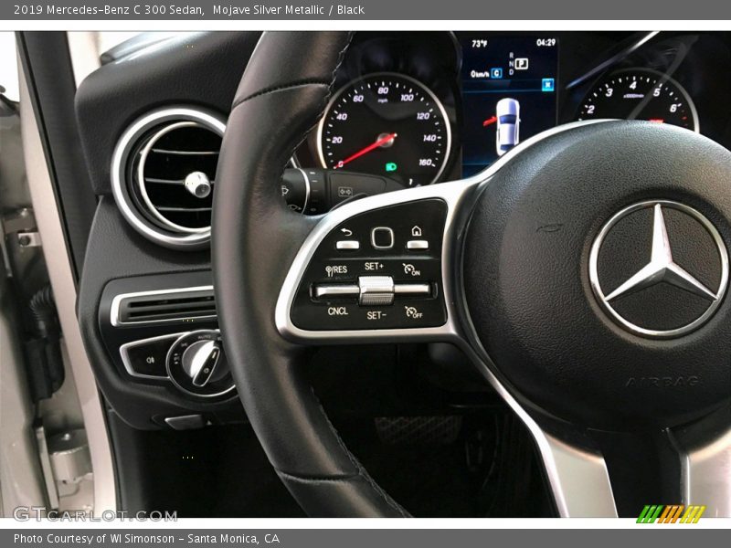 Mojave Silver Metallic / Black 2019 Mercedes-Benz C 300 Sedan