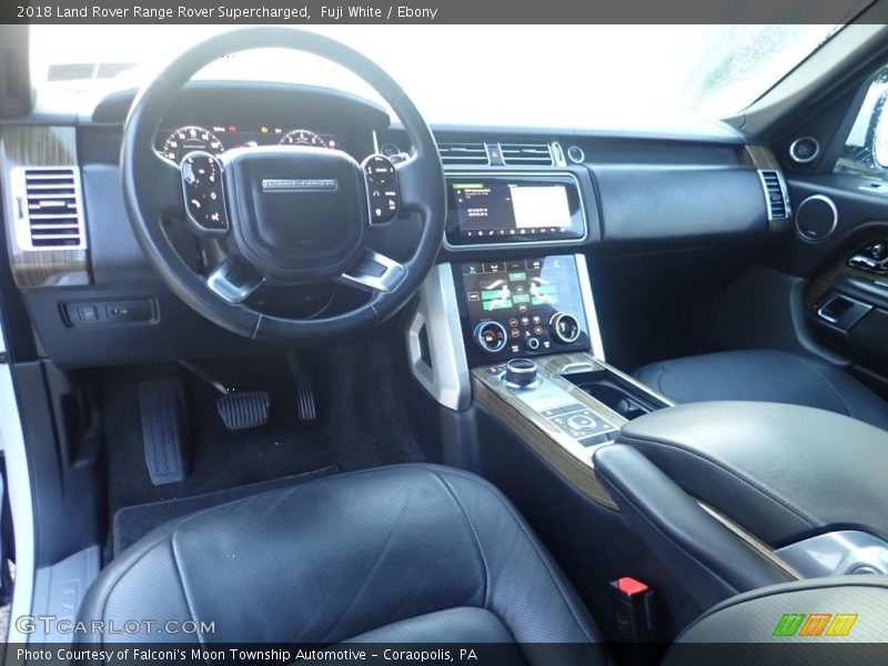 Fuji White / Ebony 2018 Land Rover Range Rover Supercharged