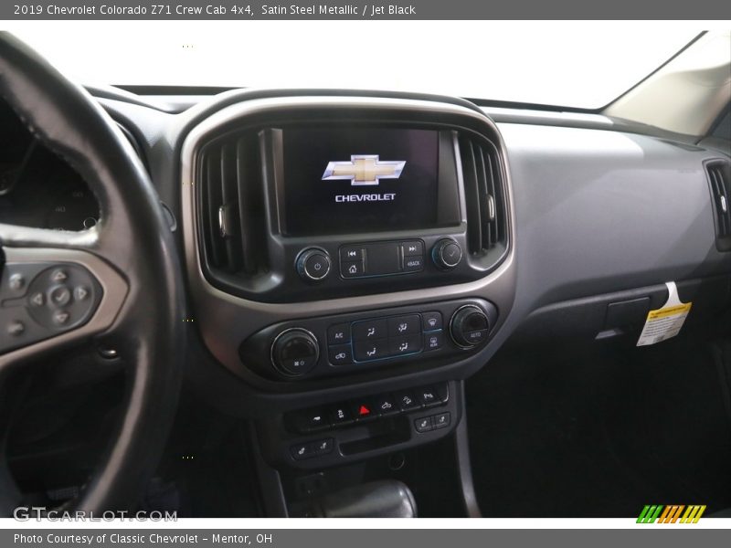 Satin Steel Metallic / Jet Black 2019 Chevrolet Colorado Z71 Crew Cab 4x4