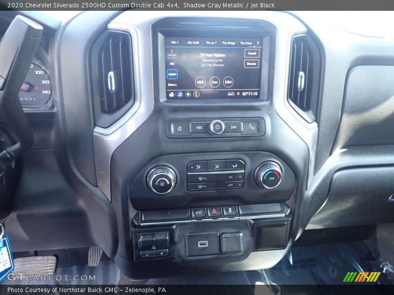 Shadow Gray Metallic / Jet Black 2020 Chevrolet Silverado 2500HD Custom Double Cab 4x4