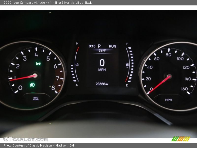 Billet Silver Metallic / Black 2020 Jeep Compass Altitude 4x4