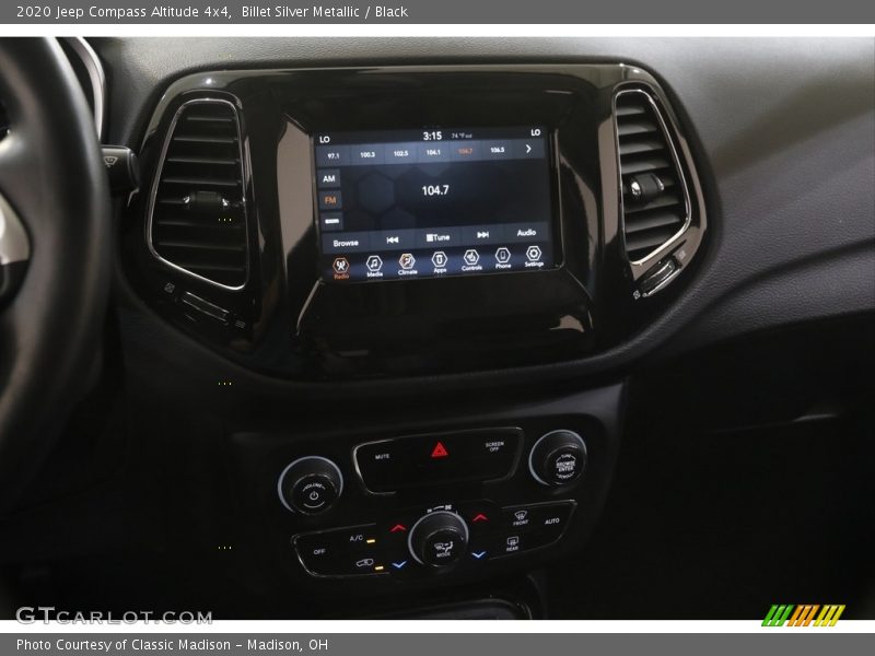 Billet Silver Metallic / Black 2020 Jeep Compass Altitude 4x4