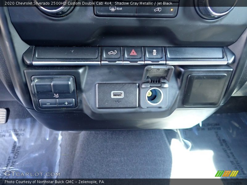 Shadow Gray Metallic / Jet Black 2020 Chevrolet Silverado 2500HD Custom Double Cab 4x4