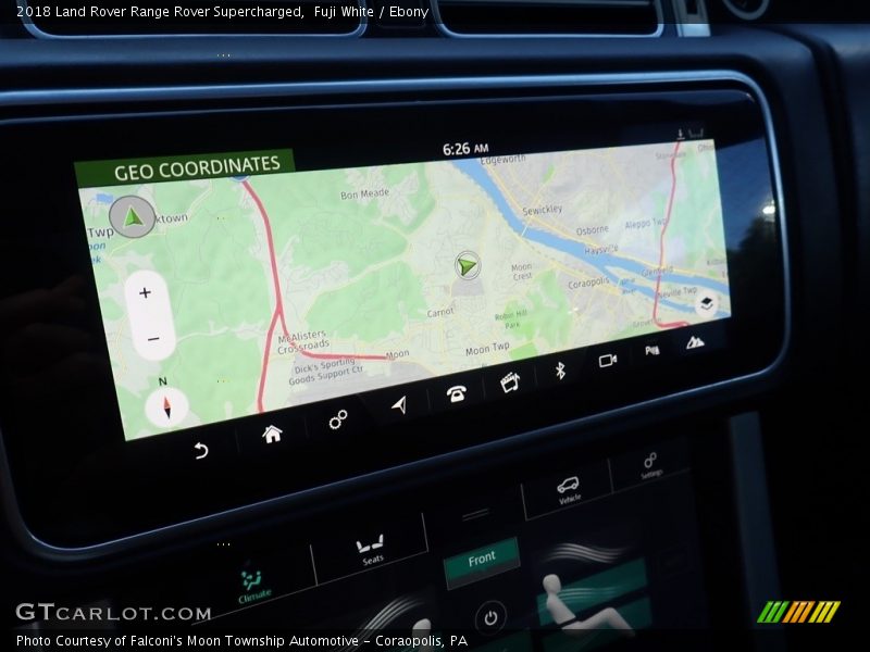 Fuji White / Ebony 2018 Land Rover Range Rover Supercharged