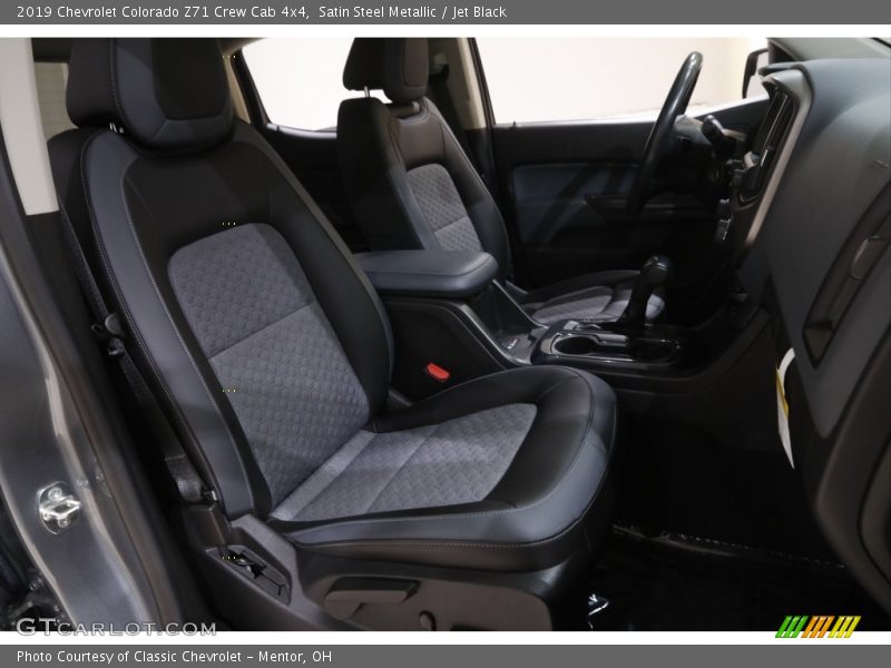 Satin Steel Metallic / Jet Black 2019 Chevrolet Colorado Z71 Crew Cab 4x4