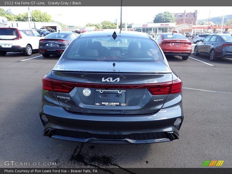 Gravity Gray / Black 2022 Kia Forte GT-Line