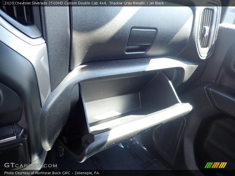 Shadow Gray Metallic / Jet Black 2020 Chevrolet Silverado 2500HD Custom Double Cab 4x4