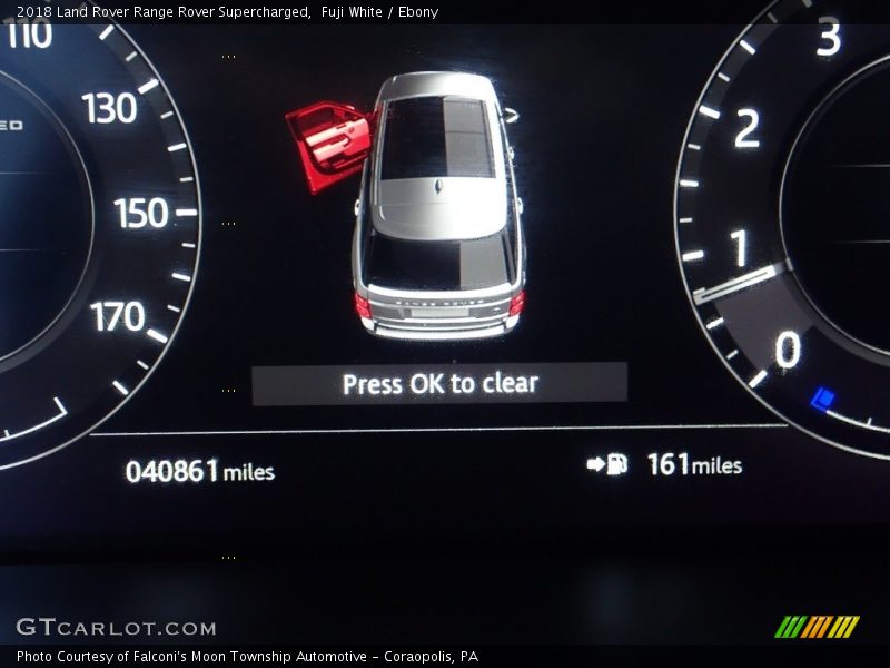 Fuji White / Ebony 2018 Land Rover Range Rover Supercharged