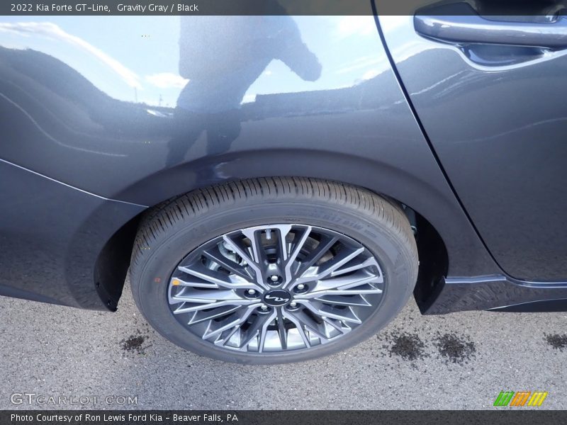 Gravity Gray / Black 2022 Kia Forte GT-Line