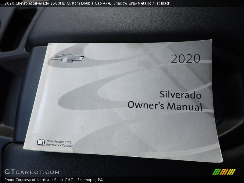 Shadow Gray Metallic / Jet Black 2020 Chevrolet Silverado 2500HD Custom Double Cab 4x4