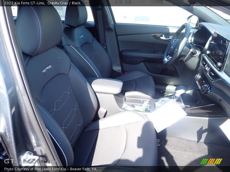 Gravity Gray / Black 2022 Kia Forte GT-Line