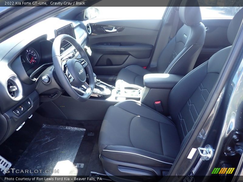 Gravity Gray / Black 2022 Kia Forte GT-Line
