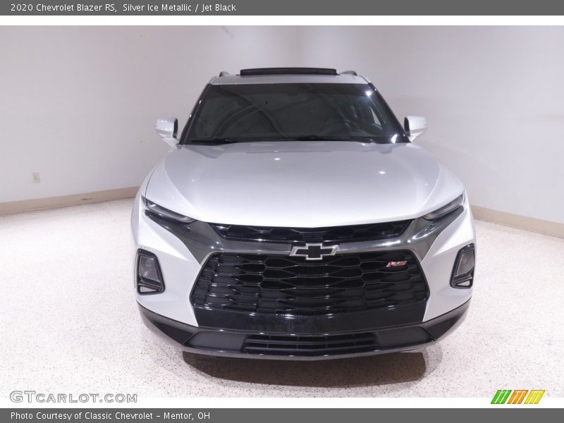 Silver Ice Metallic / Jet Black 2020 Chevrolet Blazer RS