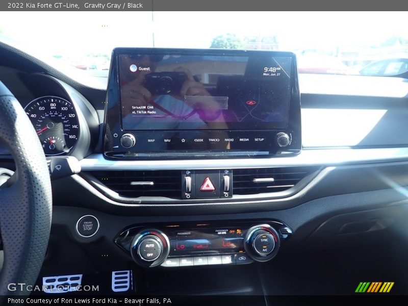 Gravity Gray / Black 2022 Kia Forte GT-Line