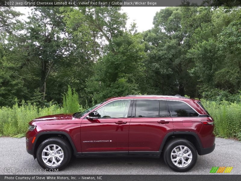  2022 Grand Cherokee Limited 4x4 Velvet Red Pearl