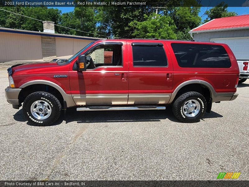  2003 Excursion Eddie Bauer 4x4 Red Fire Metallic