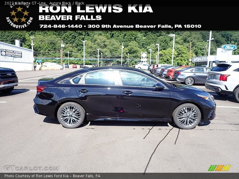 Aurora Black / Black 2022 Kia Forte GT-Line