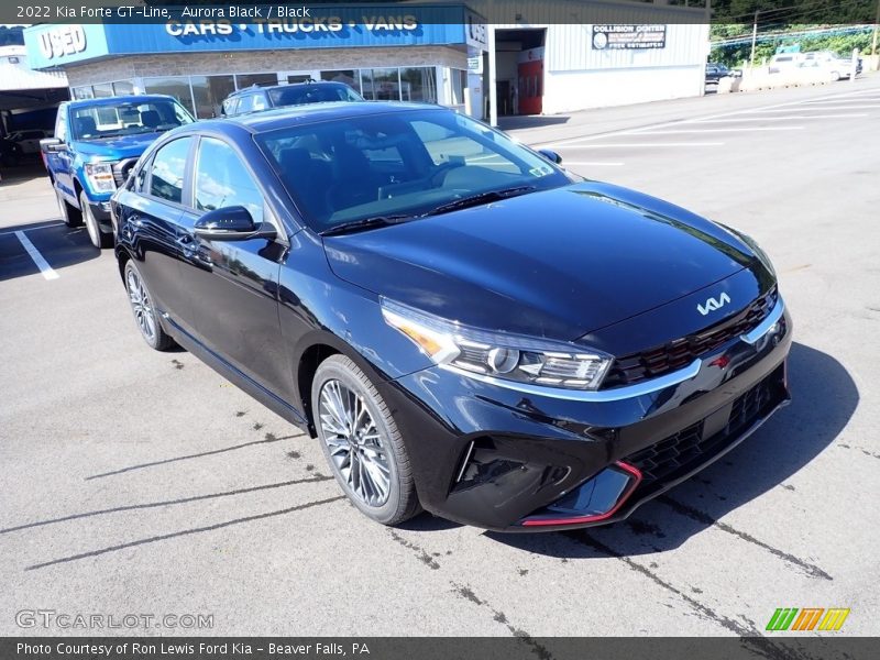 Aurora Black / Black 2022 Kia Forte GT-Line