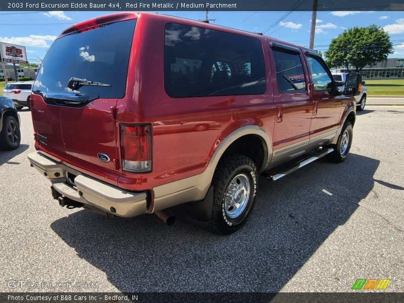 Red Fire Metallic / Medium Parchment 2003 Ford Excursion Eddie Bauer 4x4