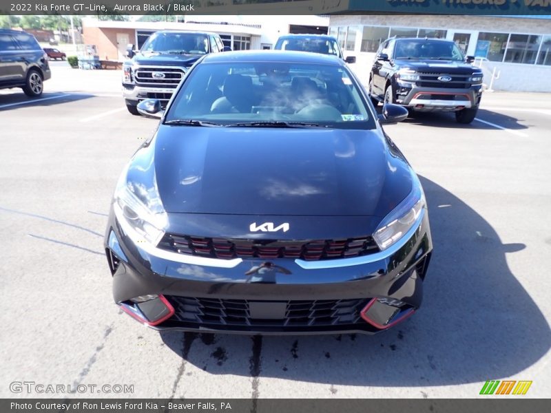 Aurora Black / Black 2022 Kia Forte GT-Line