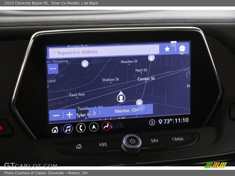 Silver Ice Metallic / Jet Black 2020 Chevrolet Blazer RS