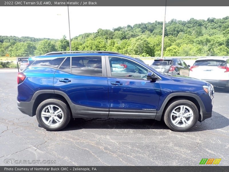 Marine Metallic / Jet Black 2022 GMC Terrain SLE AWD