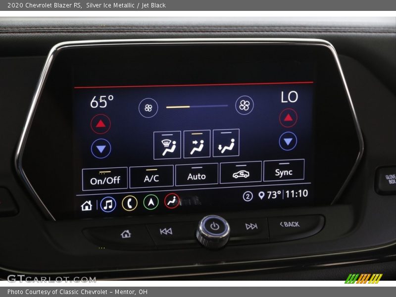 Silver Ice Metallic / Jet Black 2020 Chevrolet Blazer RS