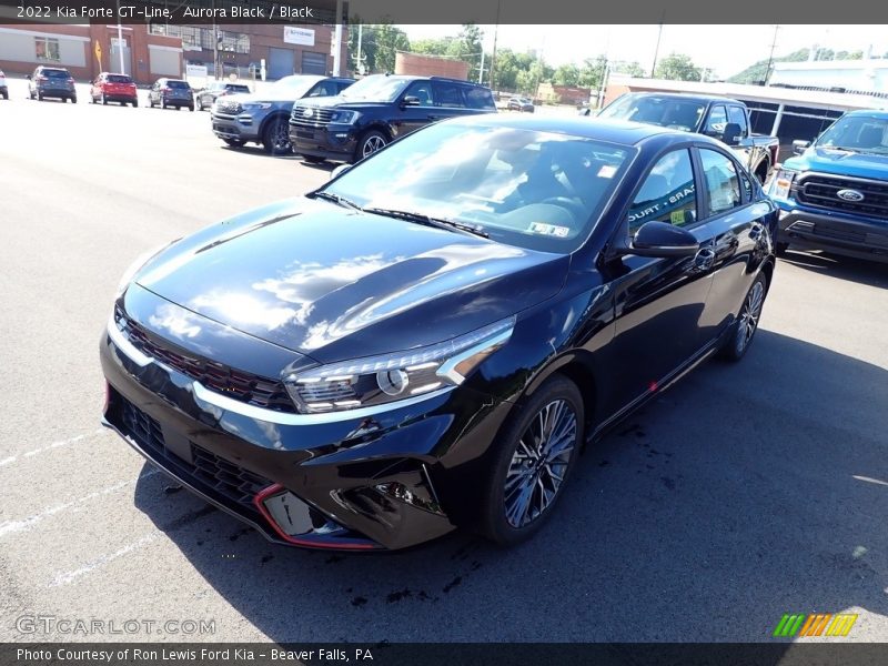 Aurora Black / Black 2022 Kia Forte GT-Line
