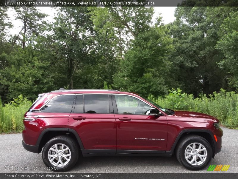  2022 Grand Cherokee Limited 4x4 Velvet Red Pearl