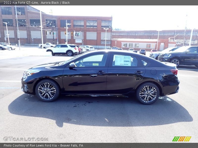 Aurora Black / Black 2022 Kia Forte GT-Line
