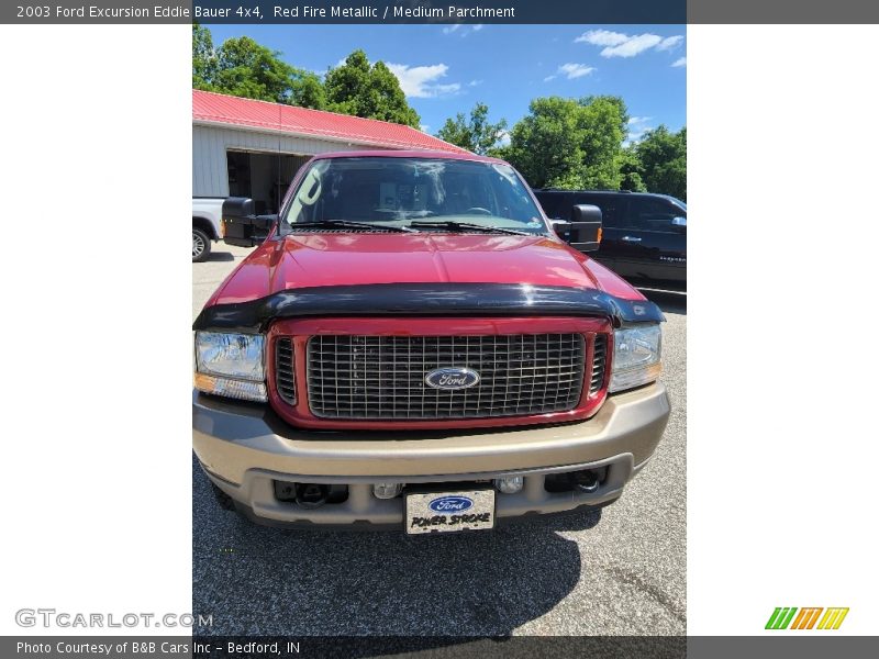 Red Fire Metallic / Medium Parchment 2003 Ford Excursion Eddie Bauer 4x4