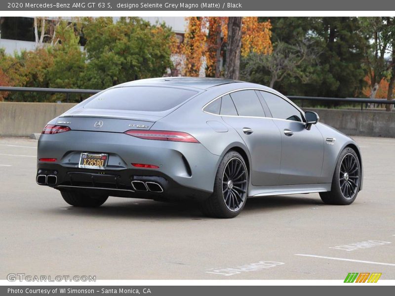 designo Selenite Grey Magno (Matte) / Black 2020 Mercedes-Benz AMG GT 63 S