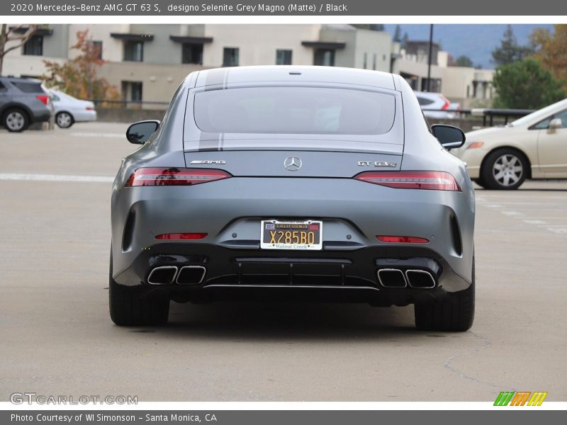 designo Selenite Grey Magno (Matte) / Black 2020 Mercedes-Benz AMG GT 63 S