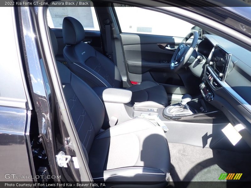 Aurora Black / Black 2022 Kia Forte GT-Line