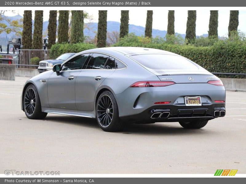 designo Selenite Grey Magno (Matte) / Black 2020 Mercedes-Benz AMG GT 63 S
