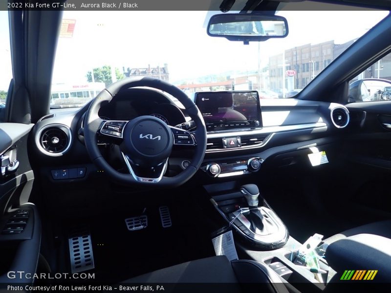 Aurora Black / Black 2022 Kia Forte GT-Line