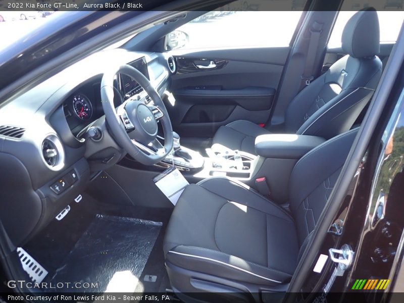 Aurora Black / Black 2022 Kia Forte GT-Line
